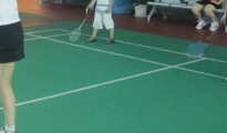  In recent years, plastic floor is popular in badminton halls