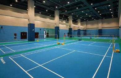  Solid wood badminton floor has three functions: sports, protection and technology