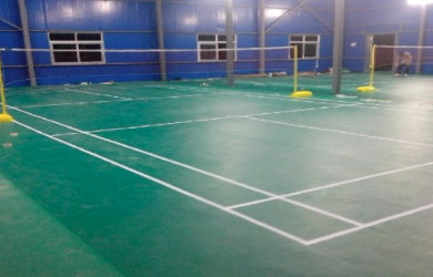  Learn the construction details of badminton court, including the site, net posts and net